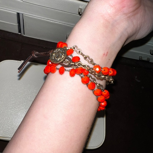 Chan Luu gemstone beaded wrap bracelet - Picture 3 of 5